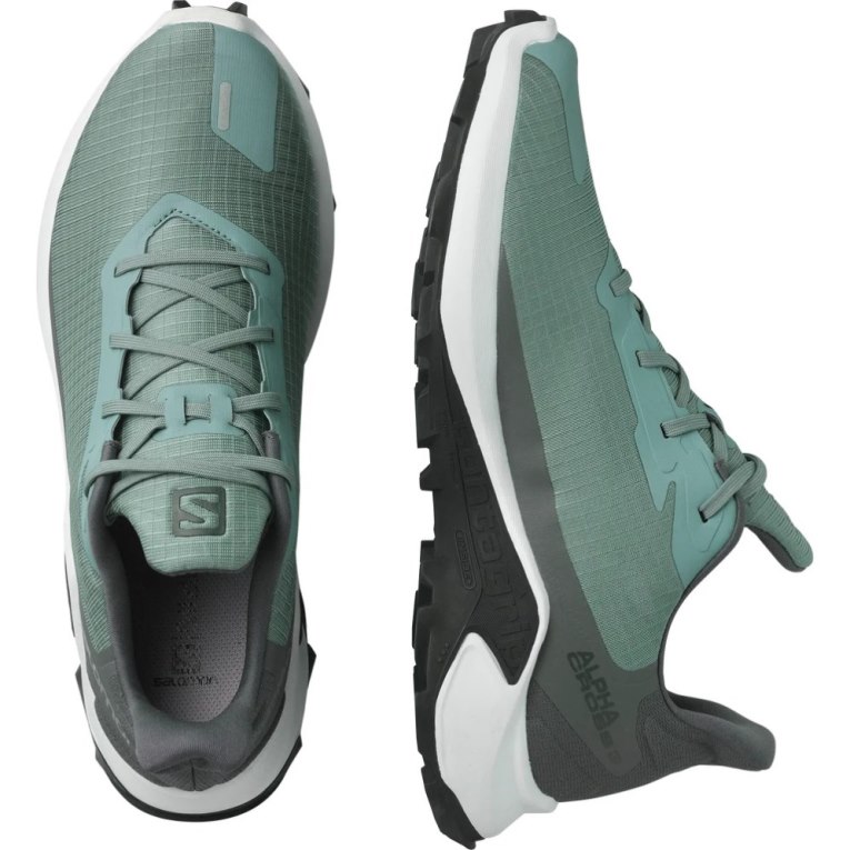 Sapatilhas Trail Running Salomon Alphacross 3 Masculino Menta | PT W93065